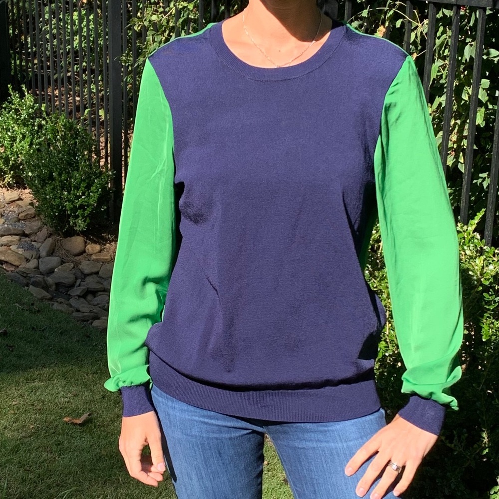 Phillip Lim for Target Navy & Green Sweater
